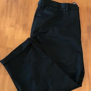 Relaxed Fit Black Dres Pants